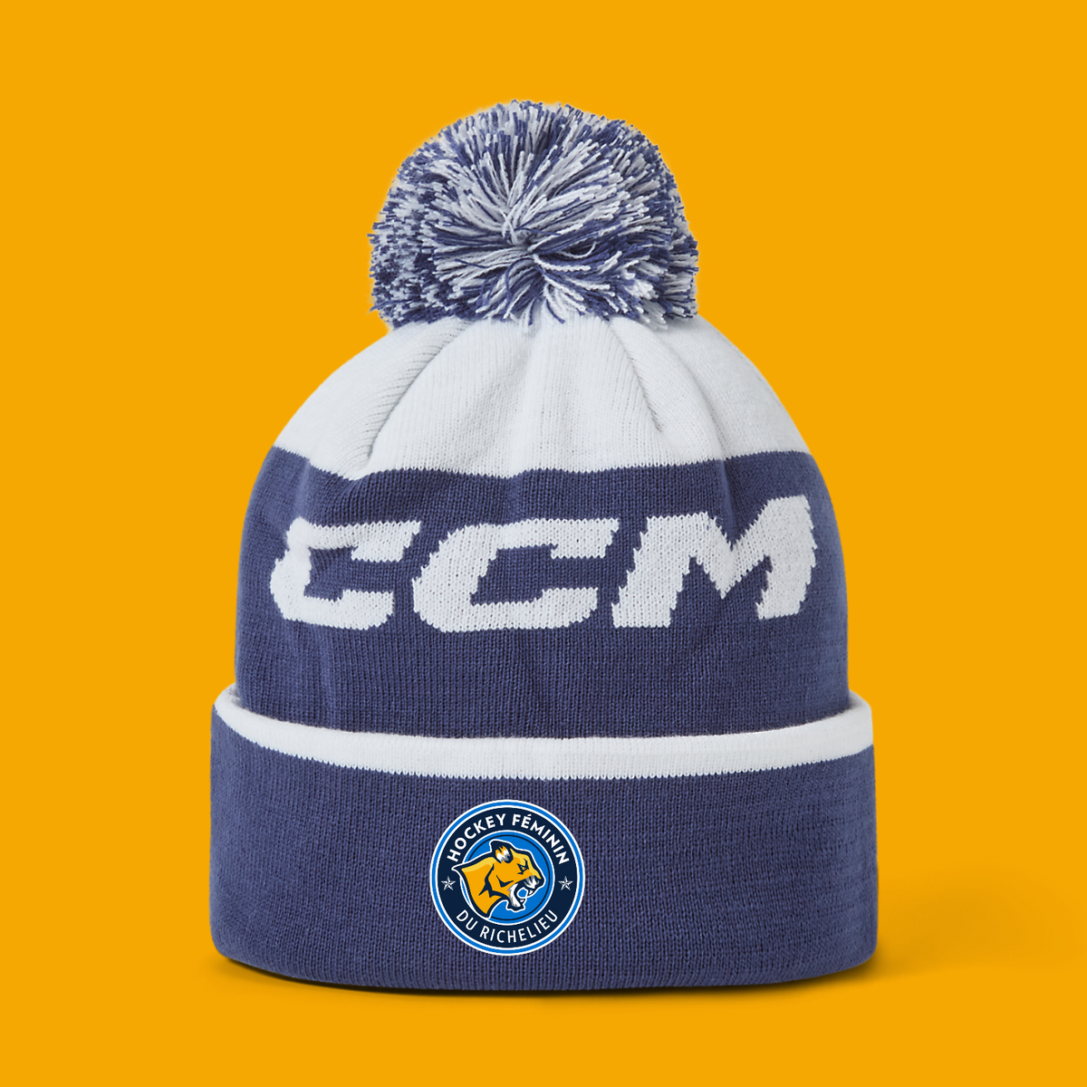 Tuque Pompom Hockey Féminin Youth