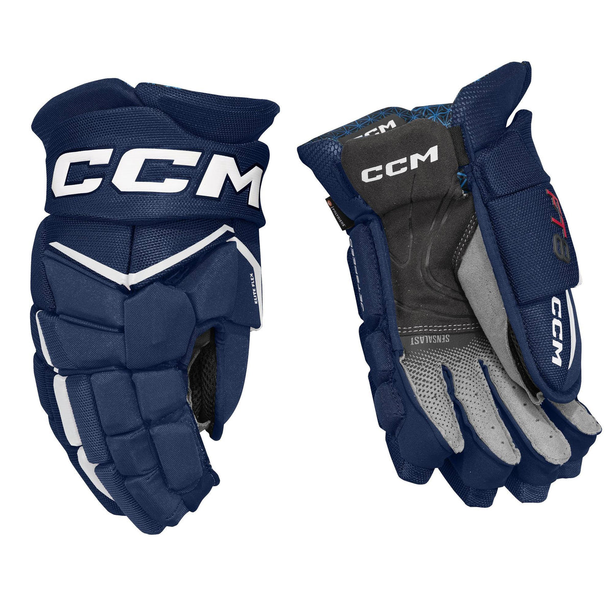 Gants Jetspeed FT8 Senior marine blanc