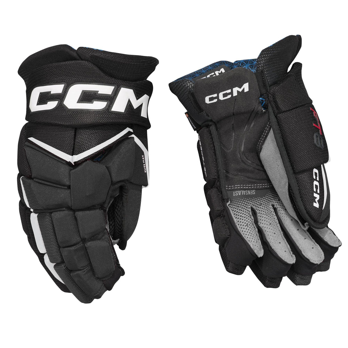 Gants Jetspeed FT8 Senior noir blanc