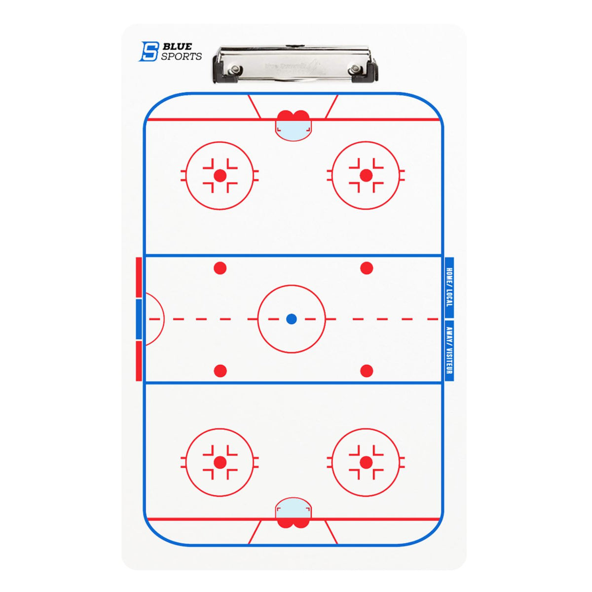 Tableau de Hockey avec Pince 10" x 16"