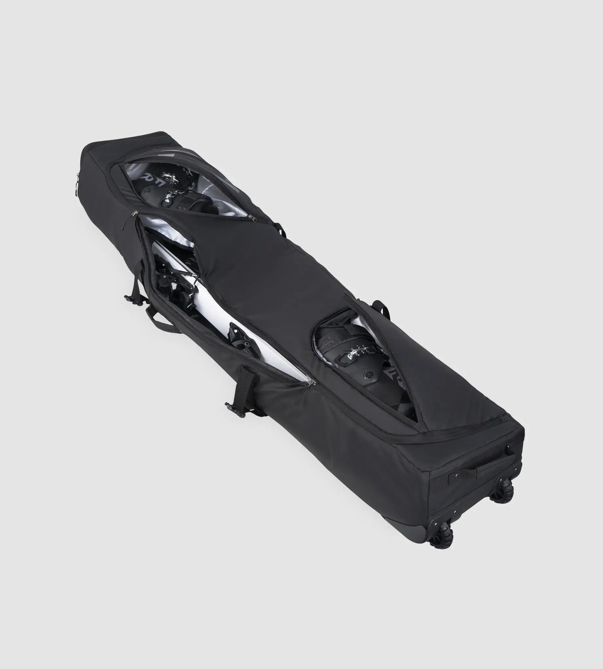 Sac à skis double ajustable sur roues