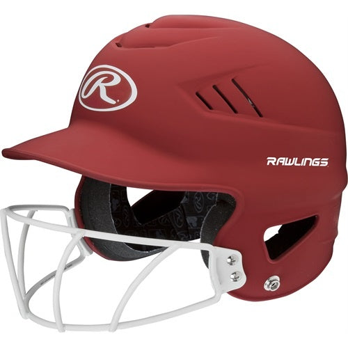Coolflo Highlighter Softball Batting Helmet with Facemask