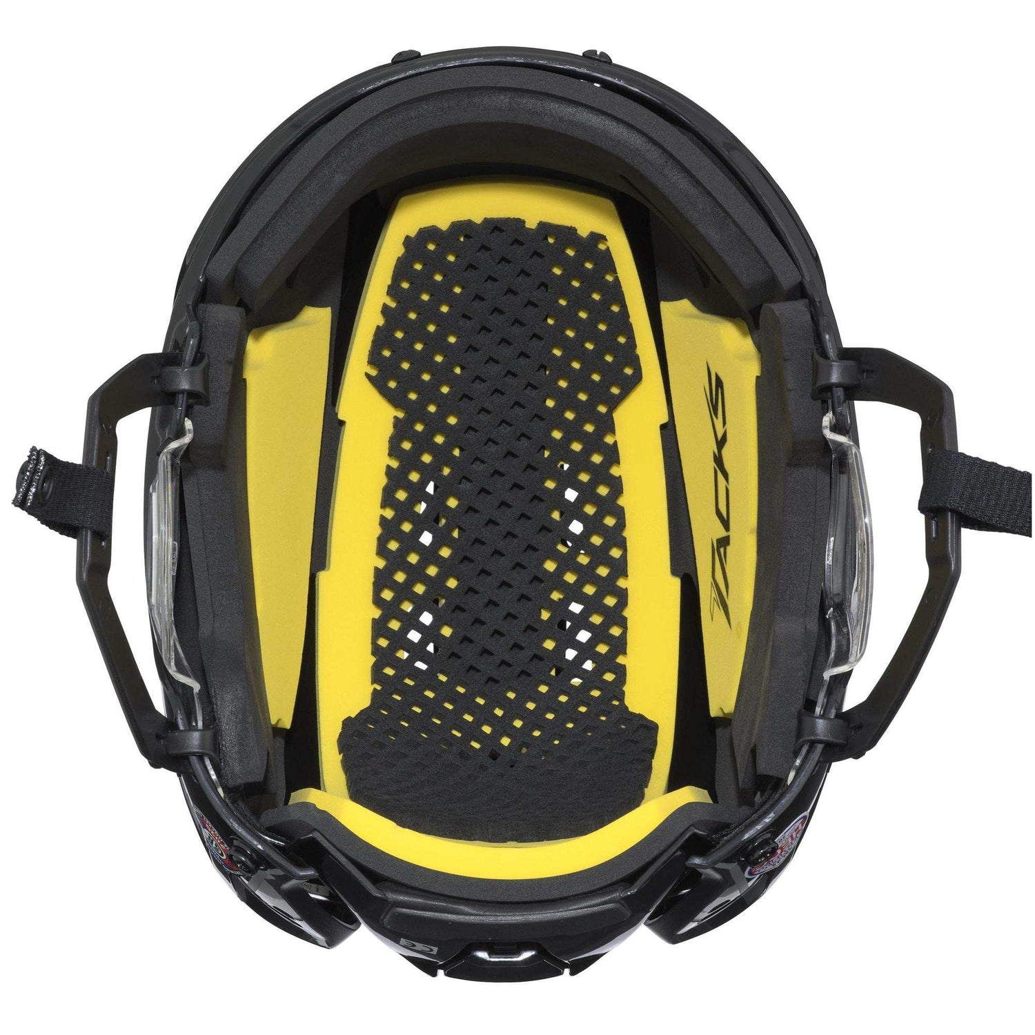 Casque Tacks 210 senior noir interieur