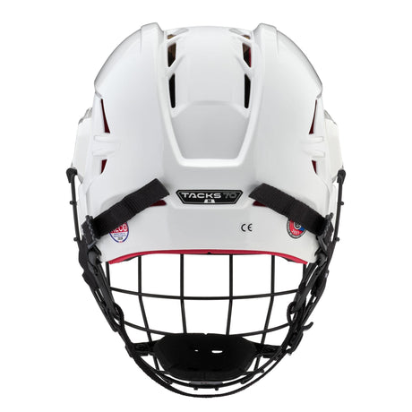 Casque Tacks 70 Combo Sénior blanc derrière