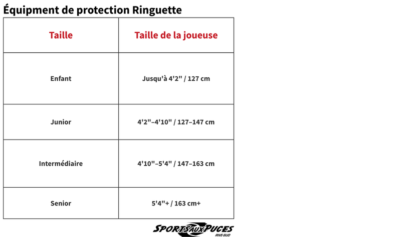Guide des tailles