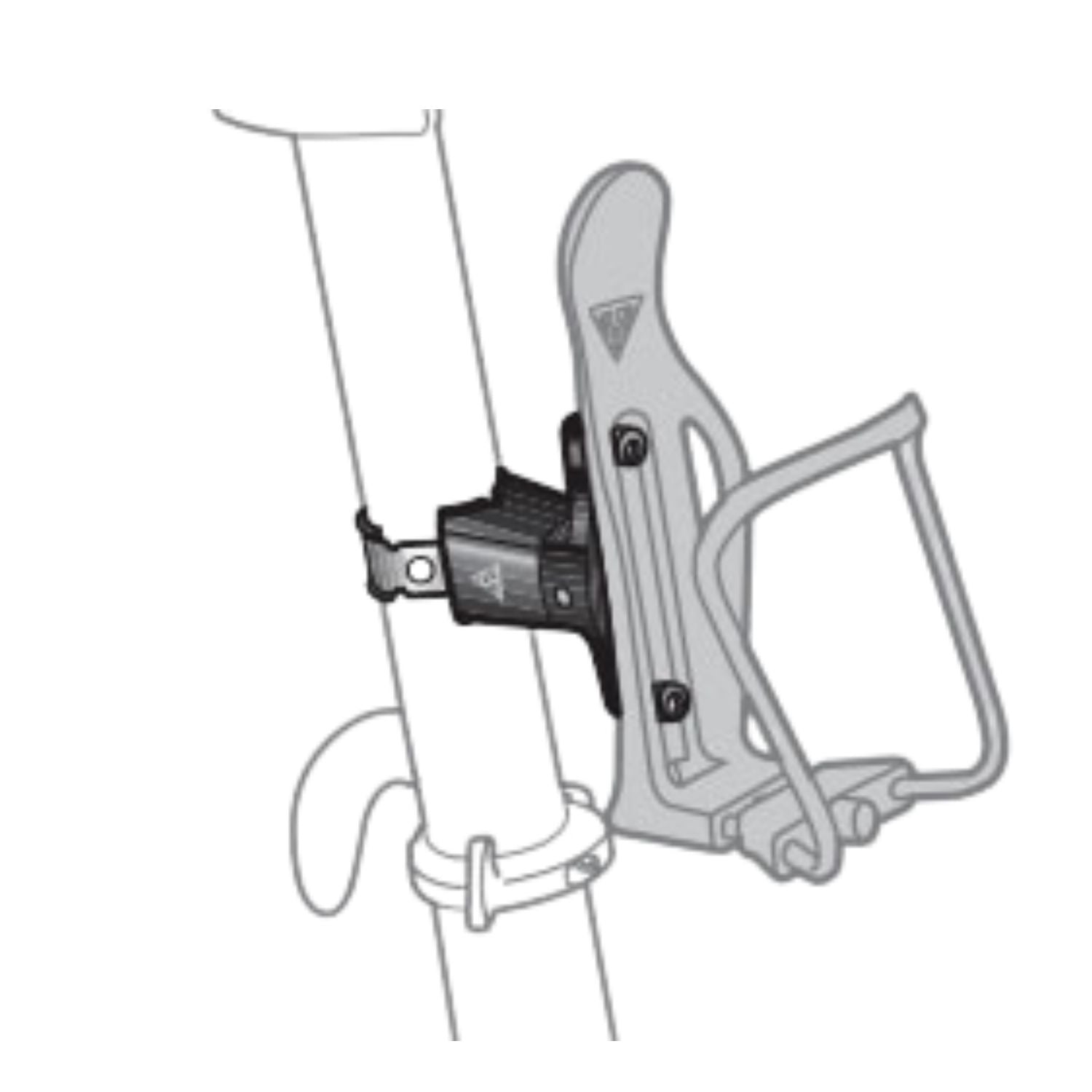 Fixation pour Porte-Bidon Tige de selle