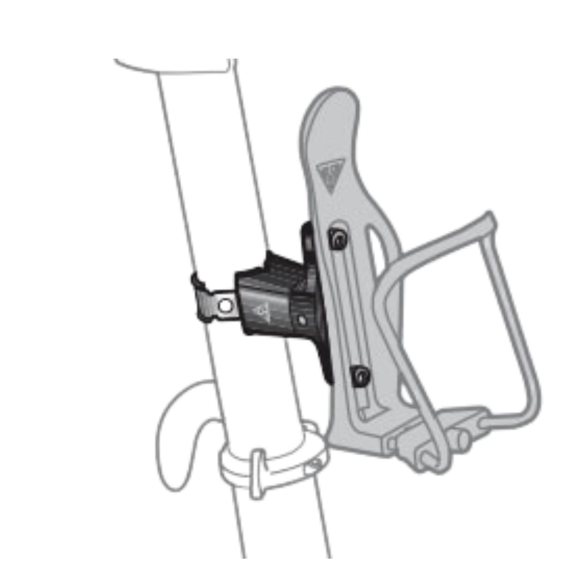 Fixation pour Porte-Bidon Tige de selle