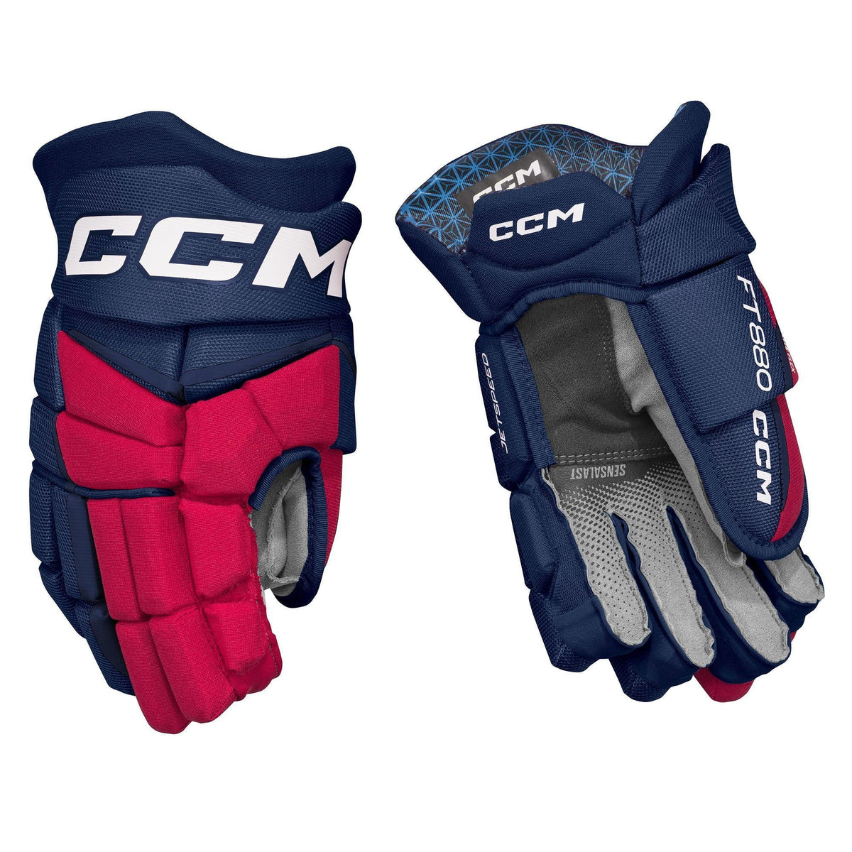 Gants Jetspeed FT880 Senior marine rouge blanc