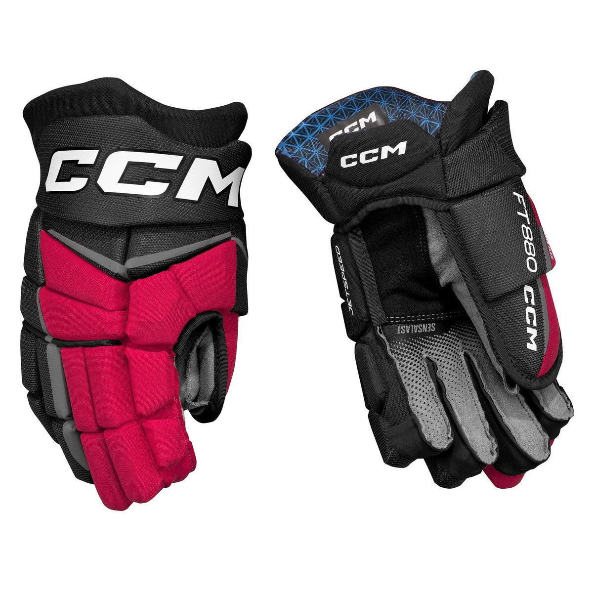 Gants Jetspeed FT880 Senior noir rouge blanc