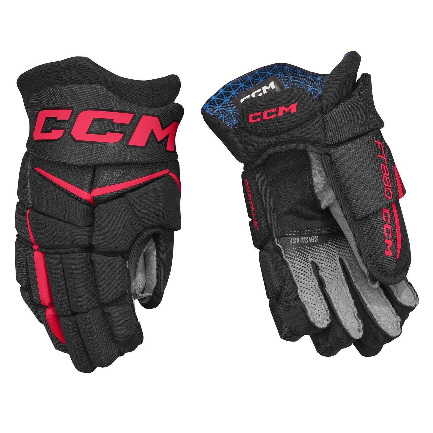 Gants Jetspeed FT880 Senior rouge noir 