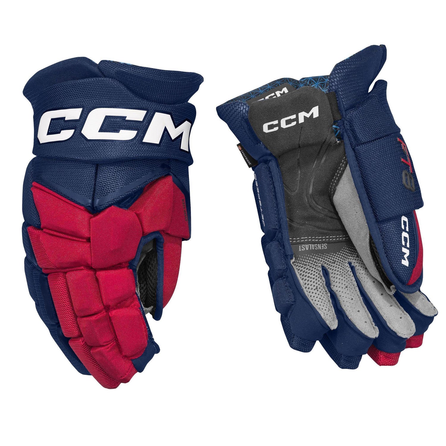 Gants Jetspeed FT8 Senior marine rouge blanc
