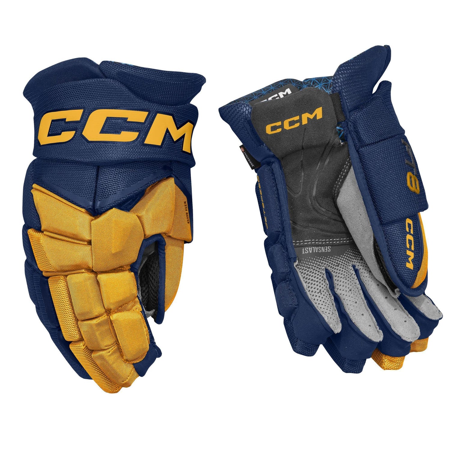 Gants Jetspeed FT8 Senior marine tournesol