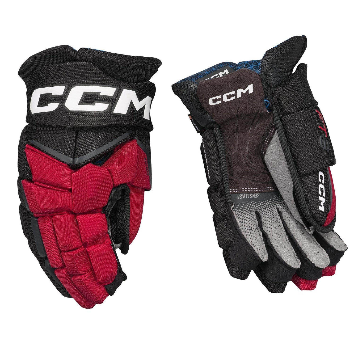 Gants Jetspeed FT8 Senior noir rouge blanc