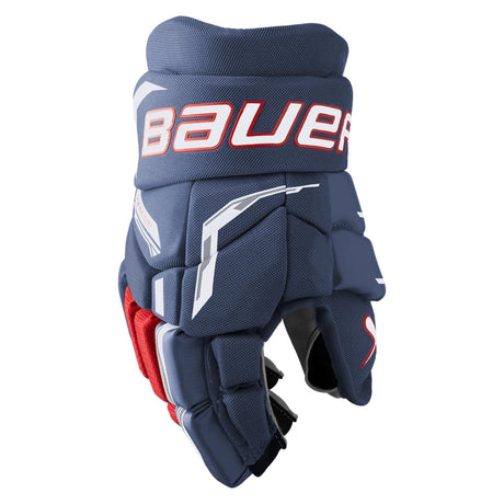 Gants Supreme F40 Junior marine rouge blanc