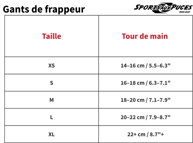 Guide des tailles