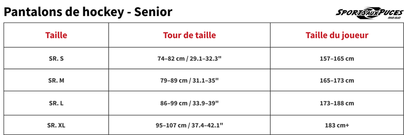 Guide des tailles