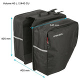 Sac City Pannier 40L dimensions