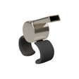 Sifflet Cuivre Plaqué Nickel Attache Doigts Ajustable