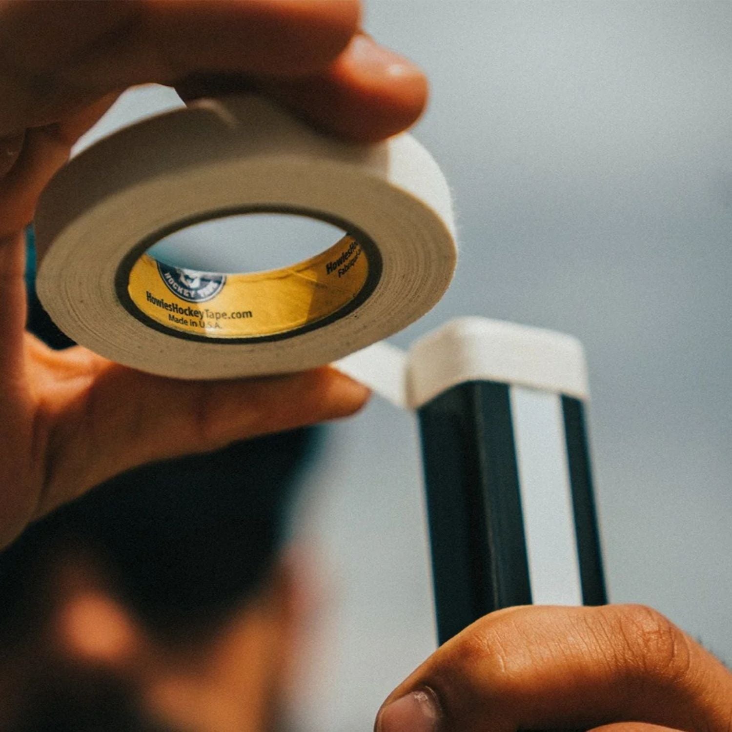 Tape Knob 1/2" blanc