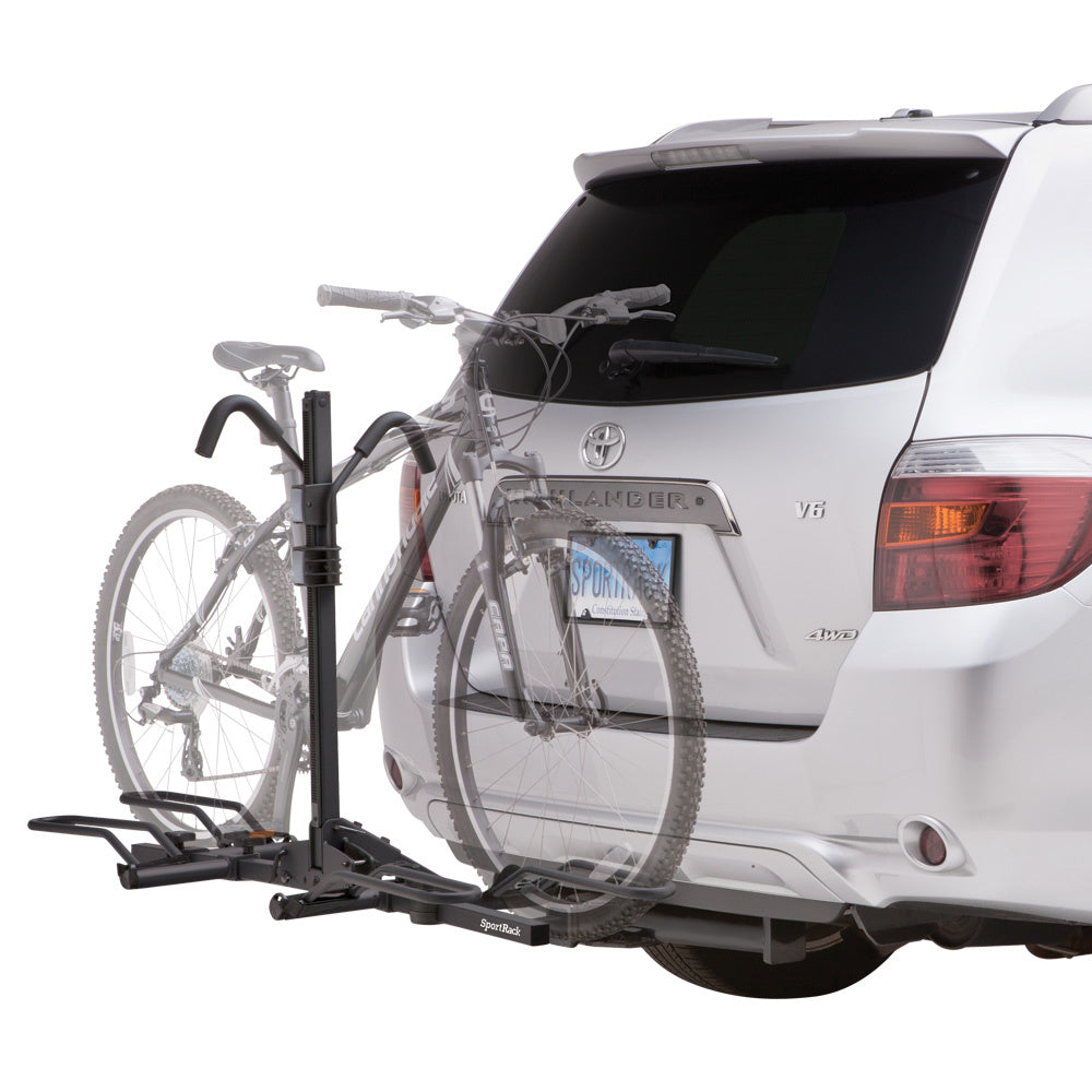 Crest 2-Bike Locking Rack Black